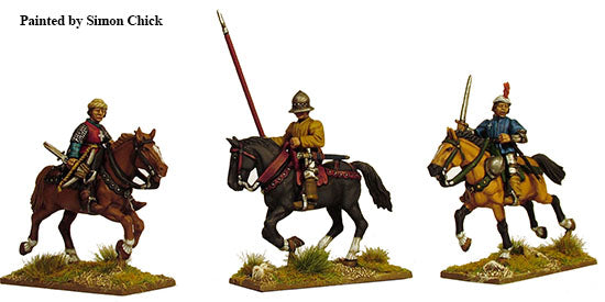 Light Cavalry 1450 -1500 (28 mm) Scale Model Plastic Figures Painted Example