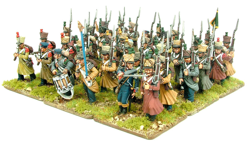 Napoleon’s Middle Imperial Guard, 28 mm Scale Model Plastic Figures Painted Example