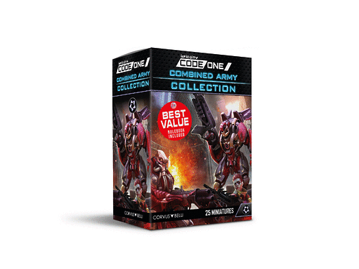 Infinity CodeOne Combined Army Collection Pack Miniature Game Figures Box