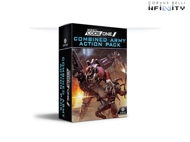 Infinity CodeOne Combined Army Action Pack Miniature Game Figures Box