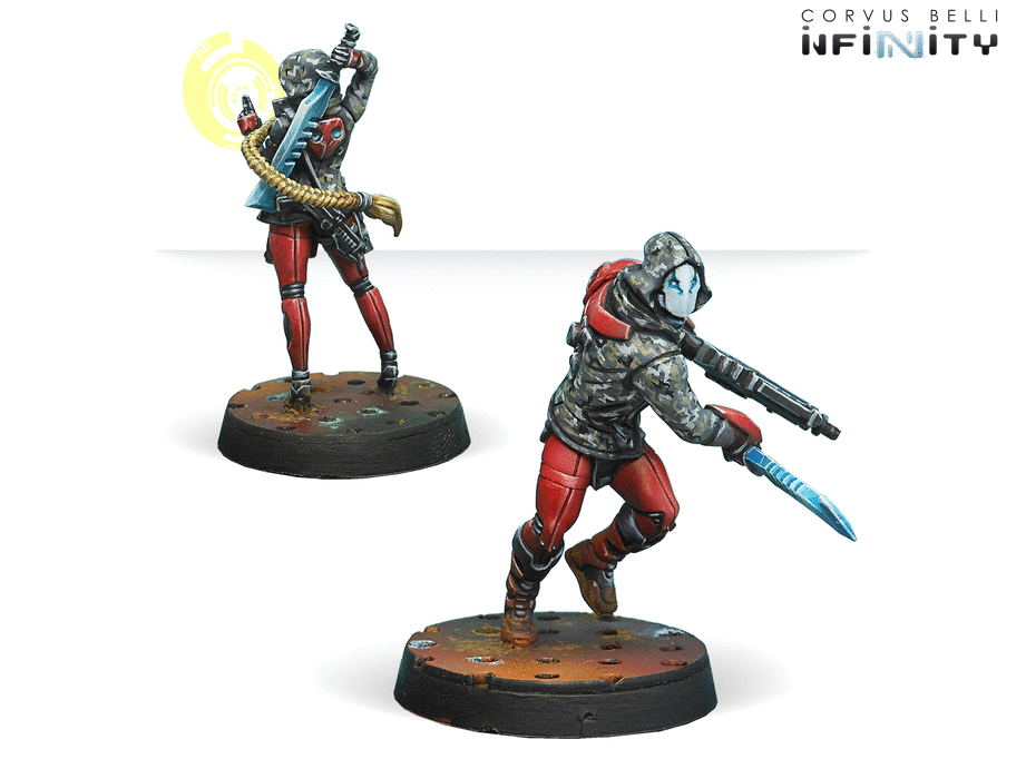 Infinity Nomads Corregidor Bandits Miniature Game Figures