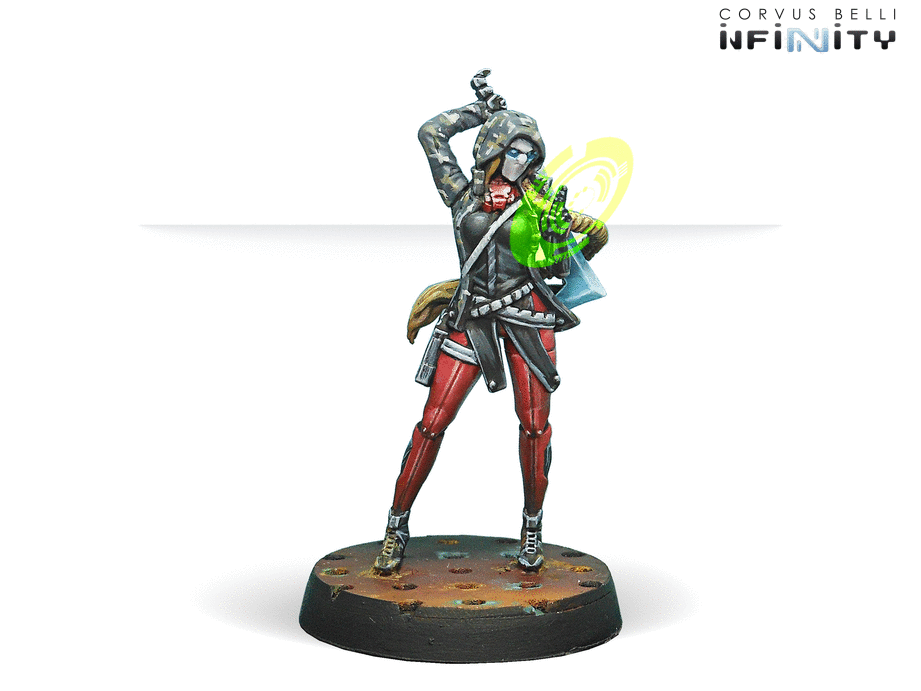 Infinity Nomads Corregidor Bandits Miniature Game Figures Hacker