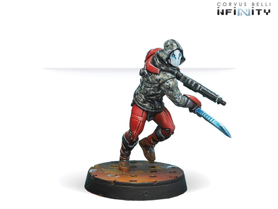 Infinity Nomads Corregidor Bandits Miniature Game Figures Bandit Boarding Shotgun