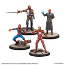 Marvel Crisis Protocol Miniatures Core Game Set (Spider Man, Iron Man, Red Skull, Baron Zemo)
