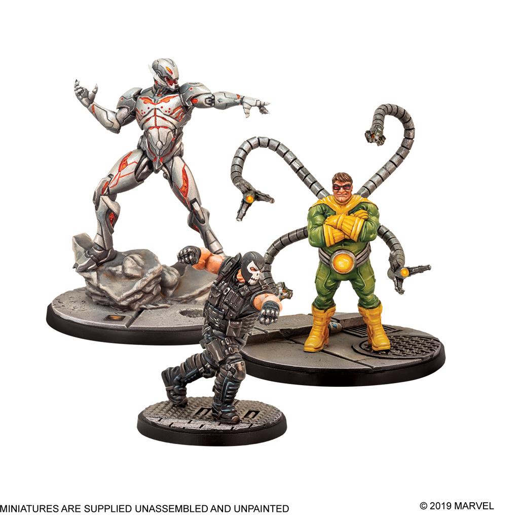 Marvel Crisis Protocol Miniatures Core Game Set (Ultron, Doctor Octopus, Crossbones)