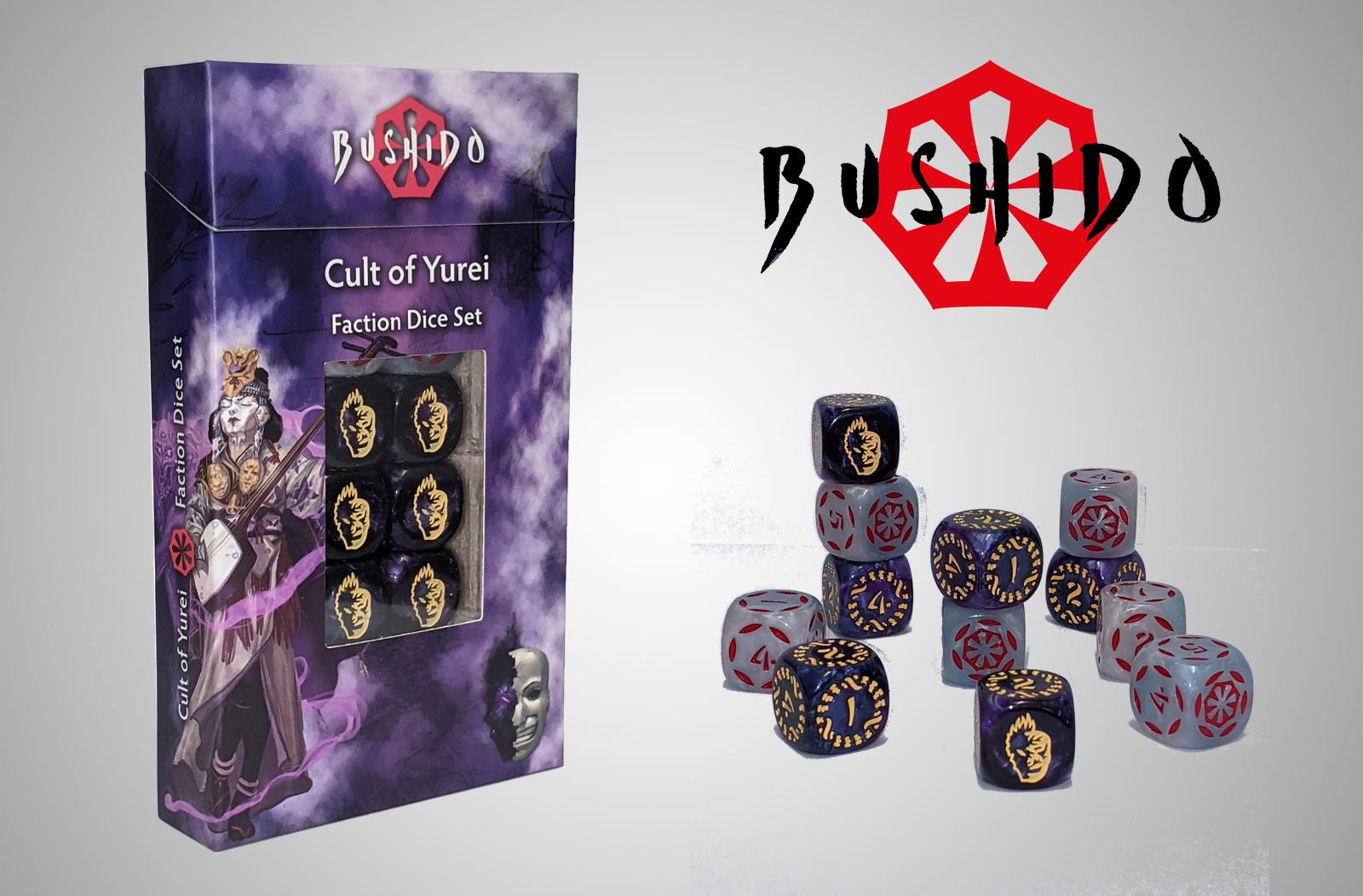 Bushido Cult of Yurei Faction Dice Set