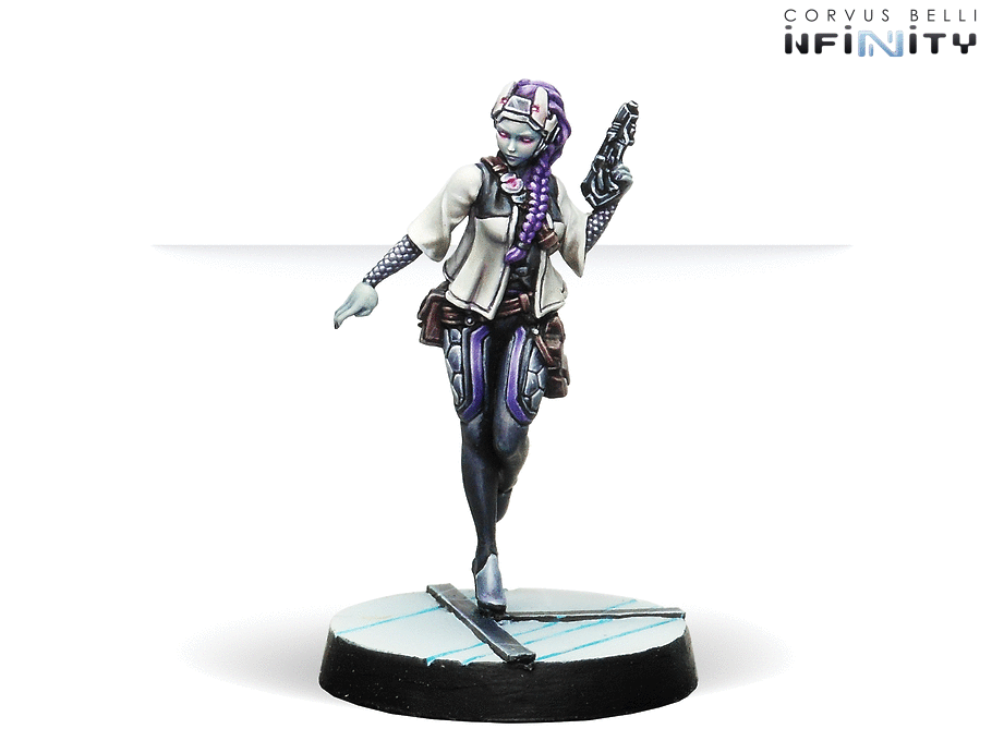 Infinity ALEPH Danavas Hacker  Miniature Game Figure