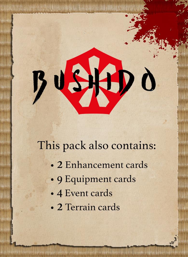 Bushido Ronin Special Card Deck Contents