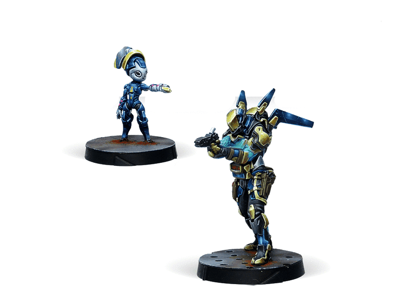 Infinity O-12 Delta Unit (Doctor, Yudbot-B) Miniatures Game Figures