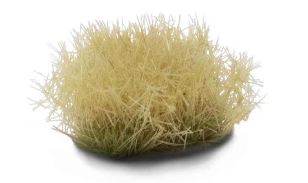 Dense Beige Wild Tuft Set 6mm Close Up