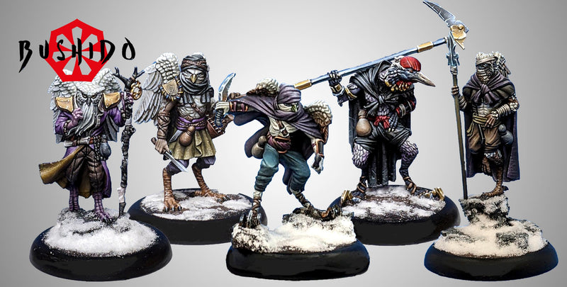 Bushido The Descension Faction Starter Set Characters Painted