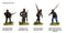 American Civil War Union Infantry 1861-1865 (28 mm) Scale Model Plastic Figures Different Units Example