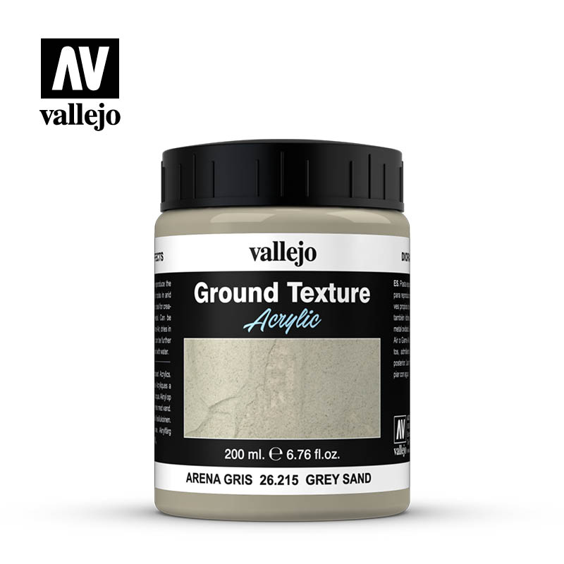 Grey Sand Acrylic Ground Texture 200 ml Bottle