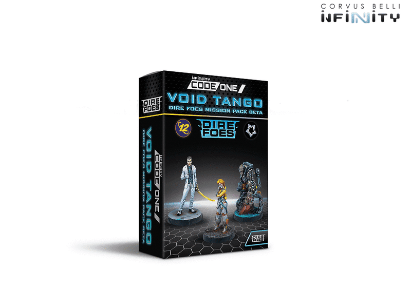 Infinity CodeOne Dire Foes Mission Pack Beta Void Tango Miniature Game Figures Box