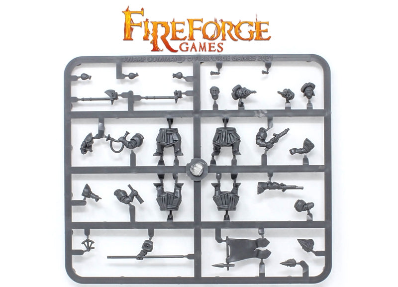 Stone Realm Dwarf Warriors, 28mm Plastic Kit Figures Example Frame 2