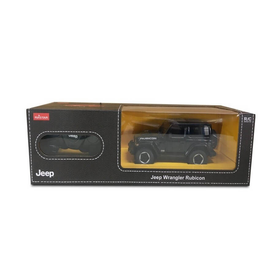 Jeep Wrangler JL (Black) 1:24 Scale Radio Controlled Model Car Box