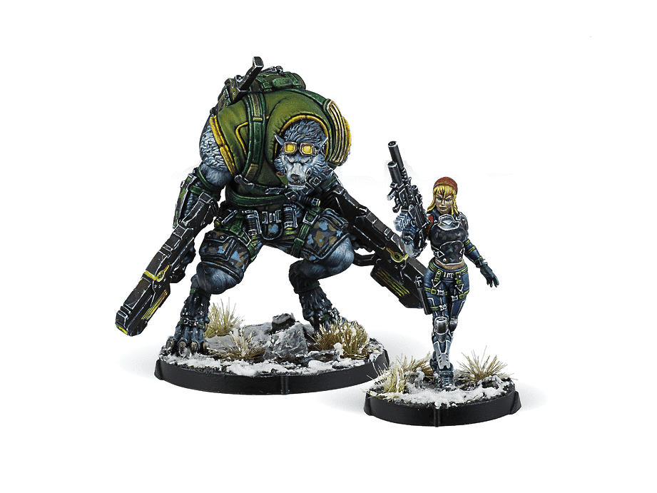 Infinity Ariadna Equipe Mirage-5 Miniature Game Figures By Corvus Belli