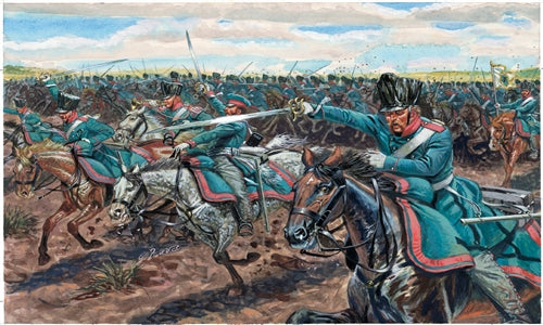 Napoleonic Wars Waterloo Prussian Cavalry 1/72 Scale Plastic Figures