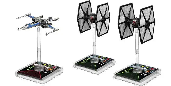 Star Wars X-Wing The Force Awakens Core Miniature Game Set Playing Pieces