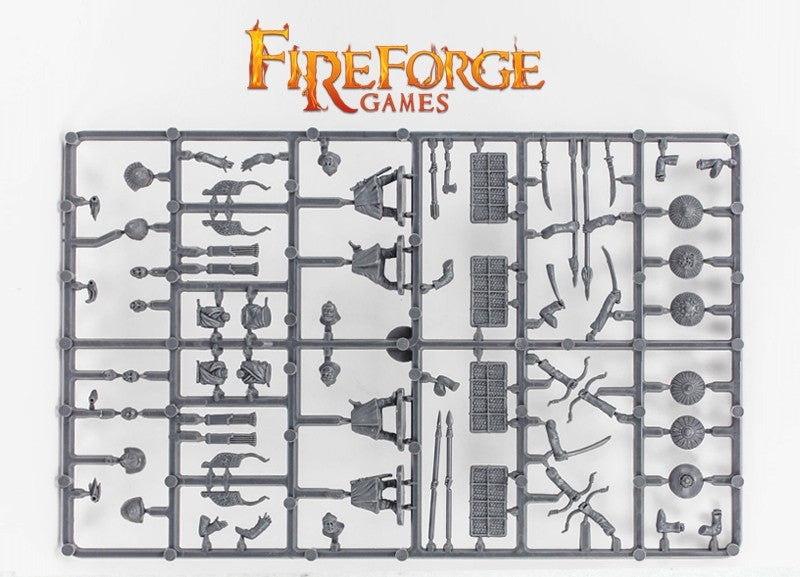Mongol Horde Steppe Warriors, 28mm Plastic Model Figures Sample Frame