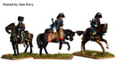 Napoleonic French Mounted Aide-De-Camp, 28 mm Scale Model Metal Figures