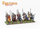 Foot Knights 11th – 13th Century, 28mm Model Figures Painted Example