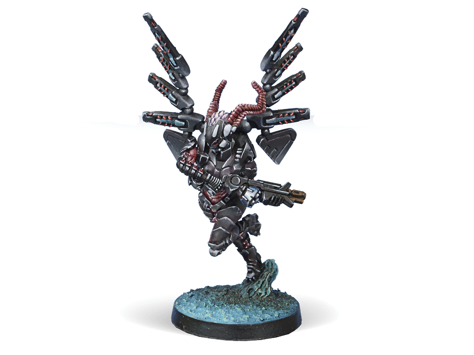 Infinity Combined Army Fraacta Drop Unit (Boarding Shotgun) Miniatures Game Figure By Corvus Belli