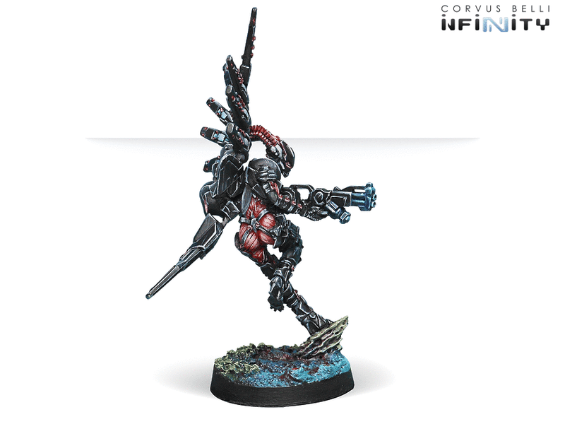 Infinity Combined Army Fraacta Drop Unit (Spitfire)  Side View