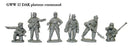 German WW2 Zug (Platoon) Command, 28 mm Scale Model Metal Figures