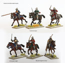 Agincourt Mounted Knights 1415-1429, 28 mm Model Plastic Figures Kit Painted Examples 