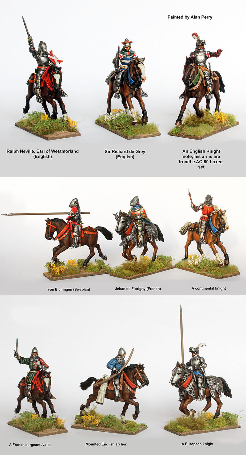  Perry Miniatures - Set AO 50 Agincourt French Infantry 1415-29  Plastic 28mm Toy Soldiers Set : Toys & Games