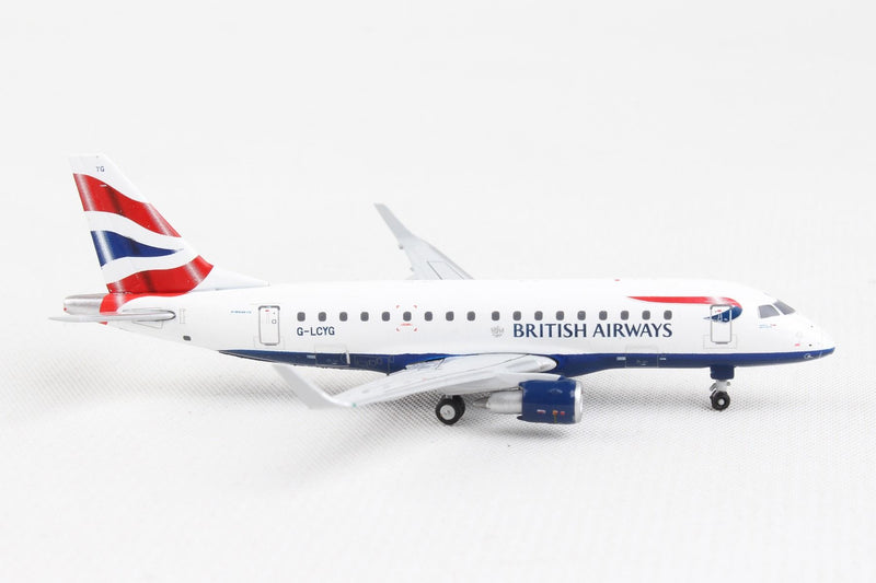 Embraer E170 British Airways Cityflyer (G-LCYG) 1:400 Scale Model Right Side View