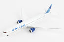 Boeing 787-10 United Airlines (N12010) 1:400 Scale Diecast Model Left Front View