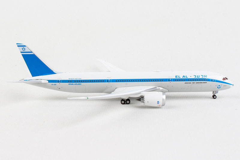 Boeing 787-9 El Al Israel Airlines (4X-EDF) 1:400 Scale Model Right Side View