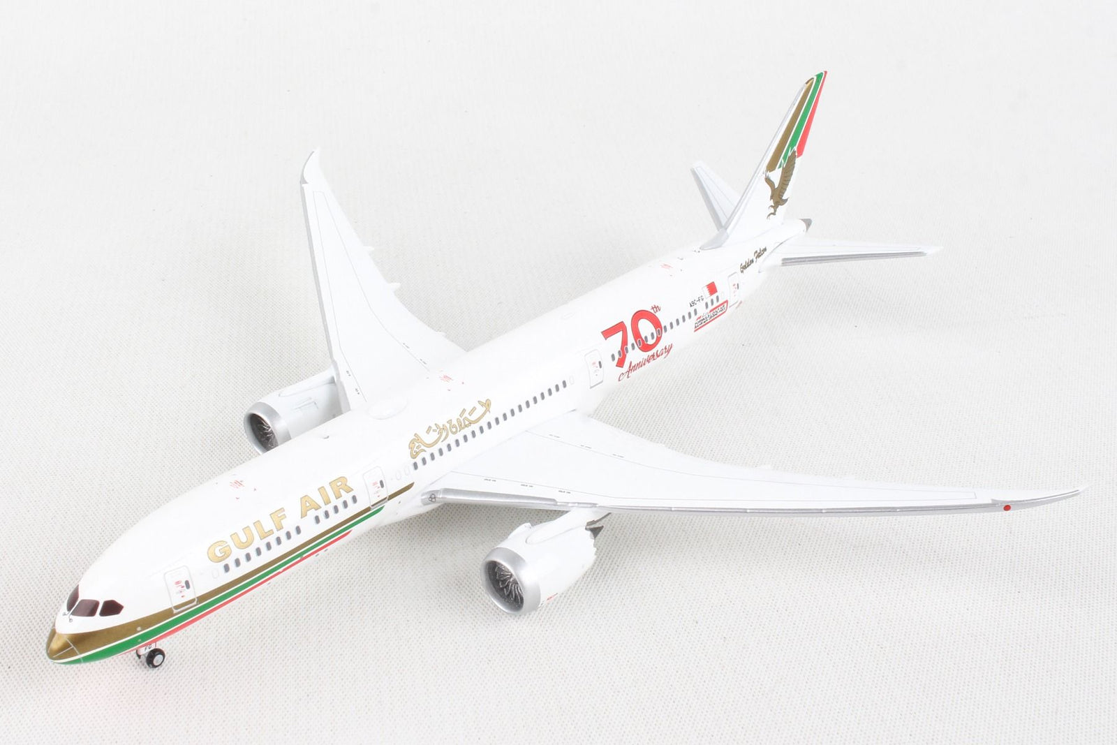 Gemini Jets | Boeing 787-9 Gulf Air (A9C-FG) 70th Anniversary Livery, 1 ...