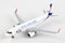 Airbus A320neo Ural Airlines (VP-BRX) 1:400 Scale Model Left Front View