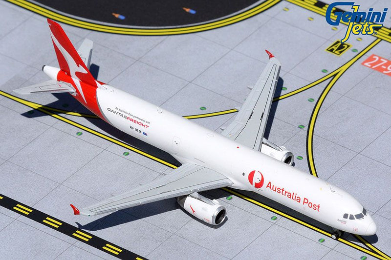 Airbus A321P2F Qantas Freight Australia Post (VH-ULD) 1:400 Scale Model
