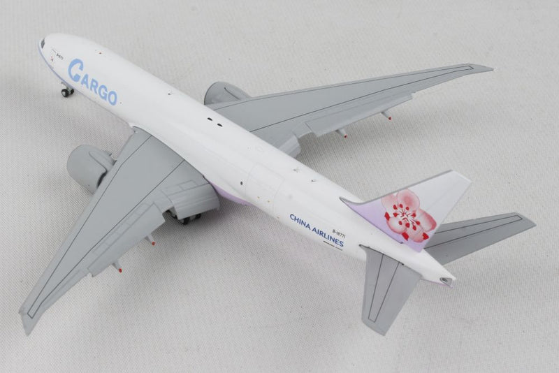 Boeing 777F China Cargo (B-18771) Flaps Down Configuration 1:400 Scale Model Left Rear View