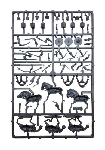 Arab Heavy Cavalry 10th -13th Century, 28 mm Scale Model Plastic Figures Sample Frame