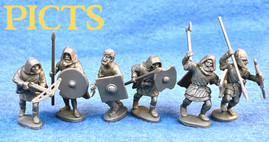 Gripping Beast Dark Age Picts, 28 mm Scale Model Plastic Figures Unpainted Example 