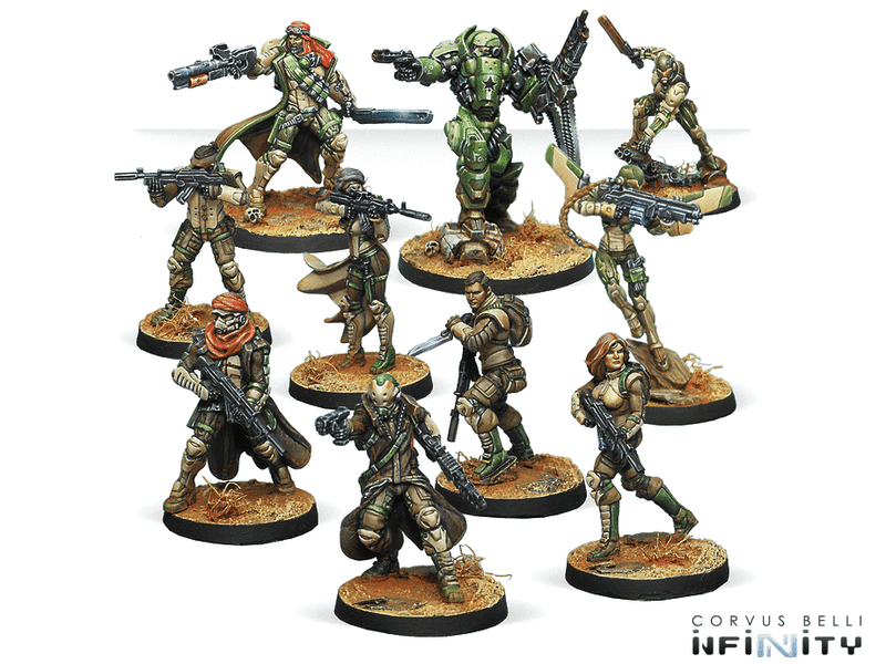 Infinity Haqqislam Action Pack Miniature Game Figures