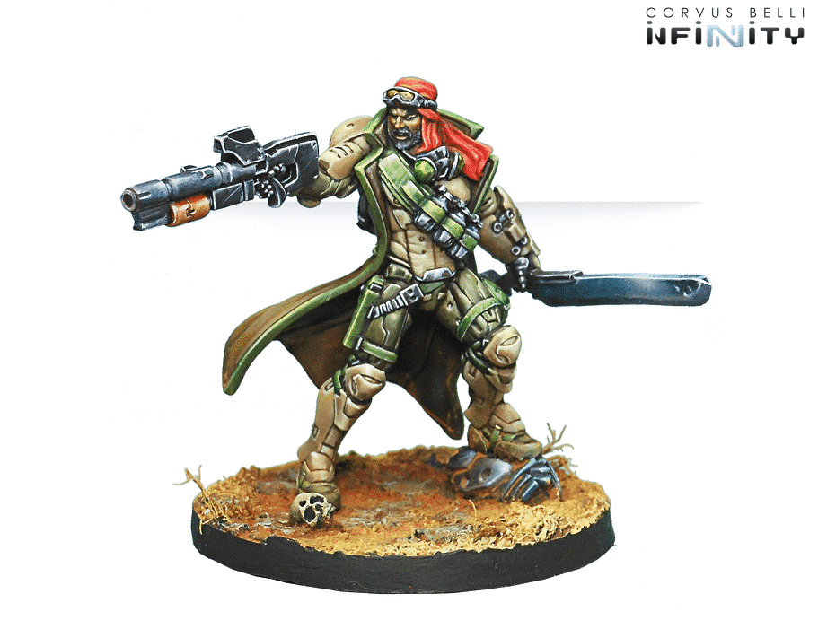 Infinity Haqqislam Action Pack Miniature Game Figure Tarik Mansuri