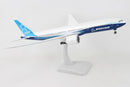 Boeing 777-8 Boeing Livery W/Gear 1:200 Scale Model Right Front View