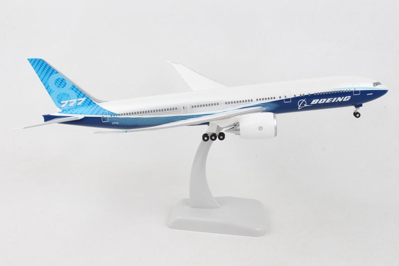 Boeing 777-8 Boeing Livery W/Gear 1:200 Scale Model Right Side View
