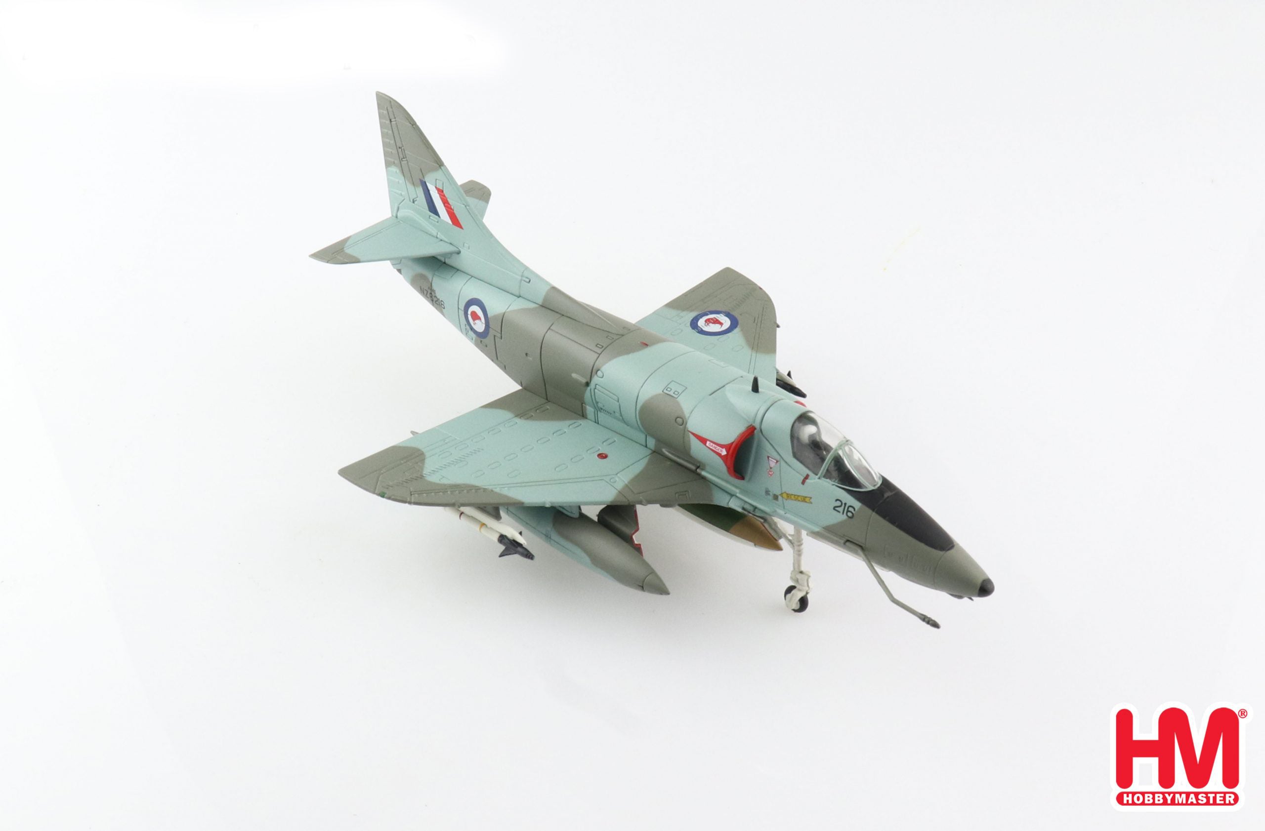 Hobby Master Douglas A-4G Skyhawk Royal New Zealand Air Force 1984, 1:72 Scale Diecast Model Right Front  View