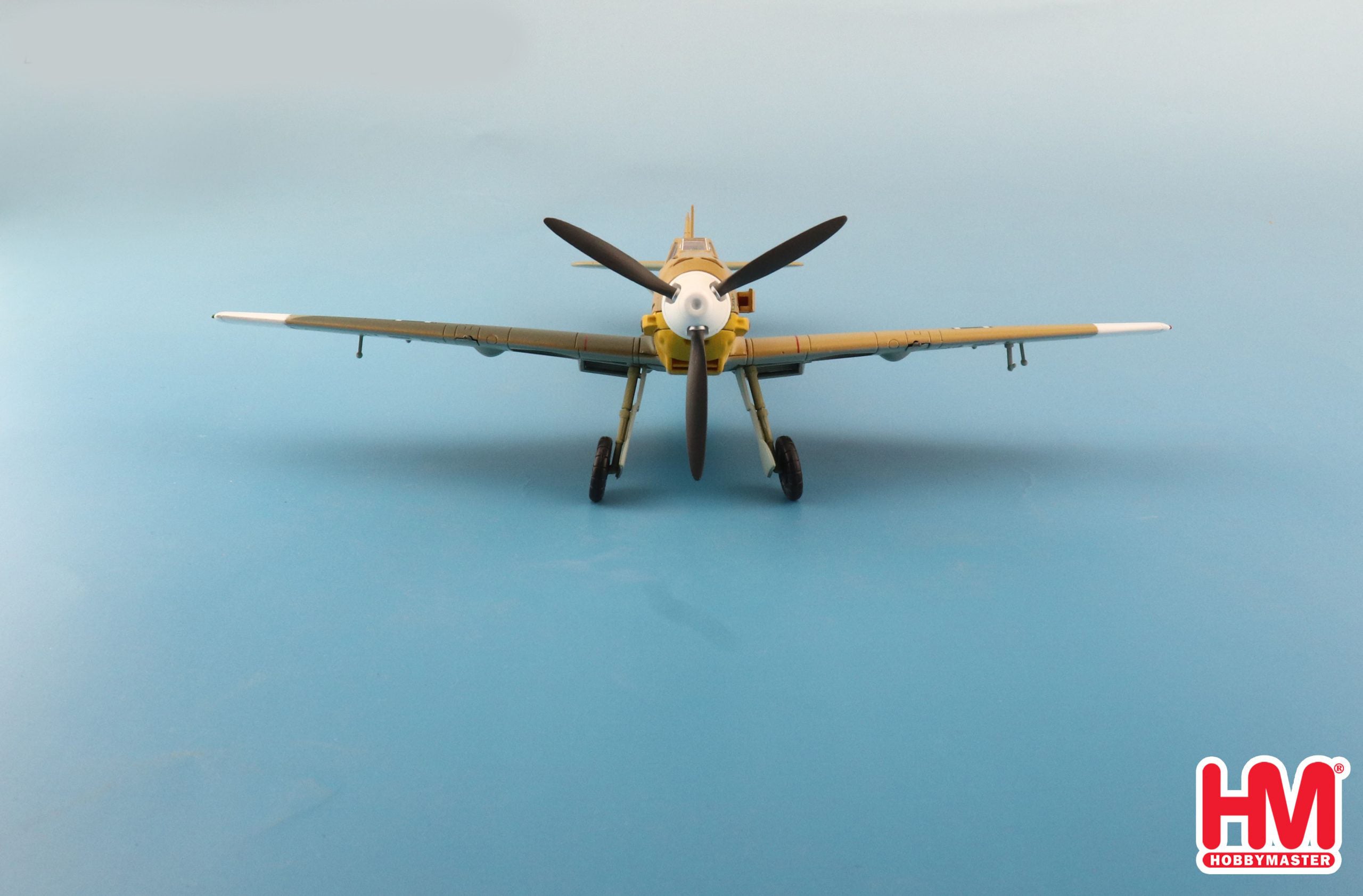 Hobby Master Messerschmitt Bf-109E-7 Libya 1942, 1/48 Scale Diecast Model Front View