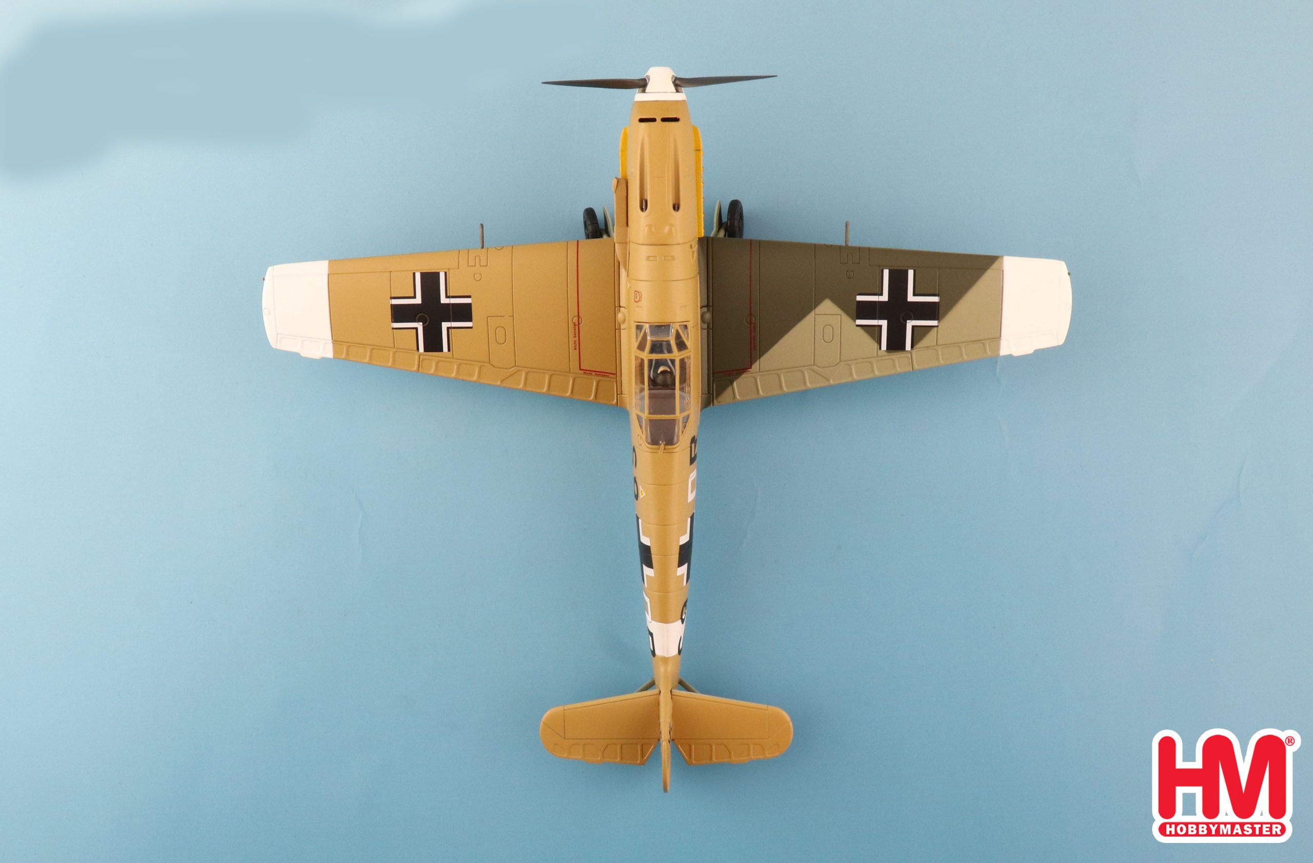 Top View Hobby Master Bf-109E-7 S9+DR Libya 1942 1:48 Scale Diecast Aircraft