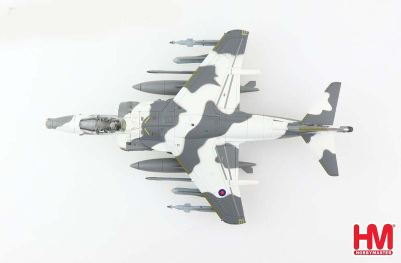 British Aerospace Harrier GR.7, Royal Air Force No 1 Sqn. 2004, 1/72 Scale Diecast Model Top View