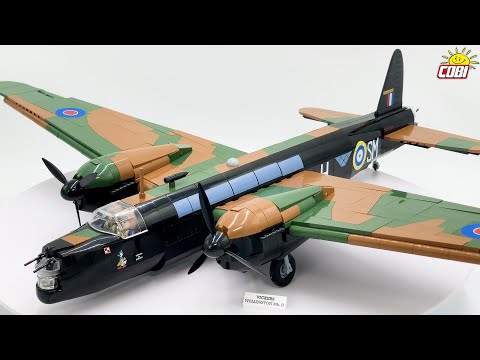 Vickers Wellington Mk.II, 1162 Piece Block Kit Video By Cobi