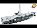USS Tang SS-306 Submarine, 777 Piece Block Kit Video